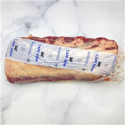 BASS STRAIGHT TASMANIAN GRASS FED BEEF CUBE ROLL APPROX 5KG {PRICE PER KG}