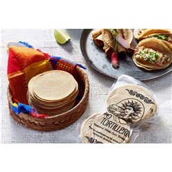 LA TORTILLERIA WHITE CORN TORTILLA 11CM (500G)