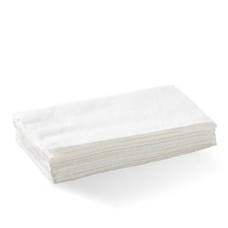 BIOPAK DISPENSER SINGLE SAVER NAPKINS WHITE 250'S (24)