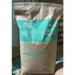WG MILL CO ORGANIC SEMOLINA (12.5KG)