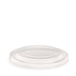 BIOPAK CLEAR PLA LIDS FOR 500-1000ML 148MM BOWLS 25&#39;S (16)