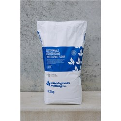WG MILL CO ORGANIC SPELT WHITE UNBLEACHED FLOUR (12.5KG)