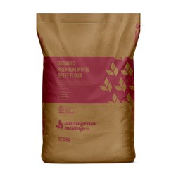 WG MILL CO ORGANIC SPELT WHITE PREMIUM FLOUR (12.5KG)