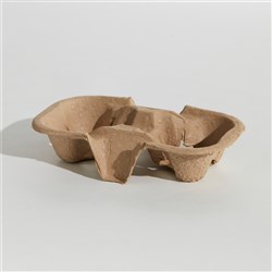 PINNACLE 2 CUP EGG COFFEE TRAY MOULDED (2 X 100&#39;S)