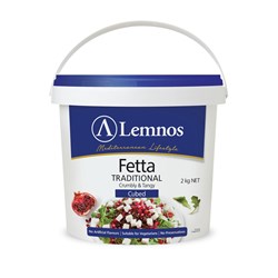 LEMNOS CUBED AUSTRALIAN FETTA (2KG)