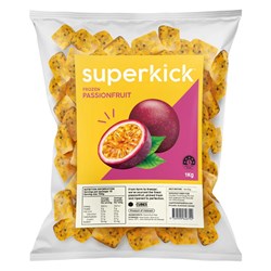 PASSIONFRUIT CUBES WITH SEED FROZEN (1KG)