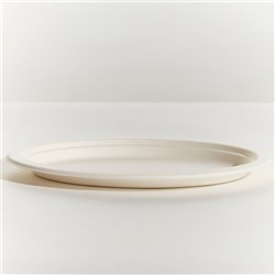 PINNACLE BIOWAY OVAL SUGARCANE PLATE 10 X 8.5 INCH 50S (10)