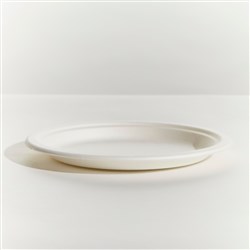PINNACLE BIOWAY ROUND SUGARCANE PLATE 9 INCH 50S (10)