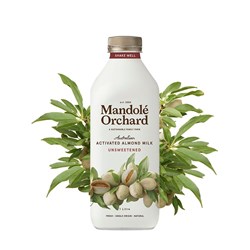 MANDOLE ORCHARD FRESH ALMOND MILK UNSWEETENED 1L (6)