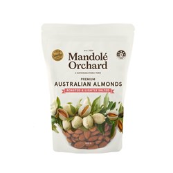 MANDOLE ORCHARD ROASTED &amp; SALTED ALMONDS (12 X 500G)