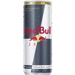 RED BULL ZERO ENERGY DRINK SMALL CANS (24 X 250ML)