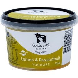 KENILWORTH LEMON &amp; PASSIONFRUIT YOGHURT 200G (6)