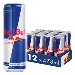 RED BULL ORIGINAL ENERGY DRINK LARGE CANS (12 X 473ML)