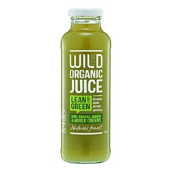 WILD ONE ORGANIC LEAN &amp; GREEN JUICE (12 X 360ML)