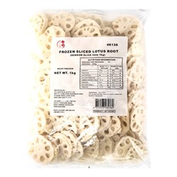 RENKON THIN SLICED LOTUS ROOT FROZEN 3MM (1KG)
