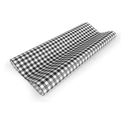 GINGHAM BLACK GREASEPROOF SHEETS LARGE 400X330MM 200’S