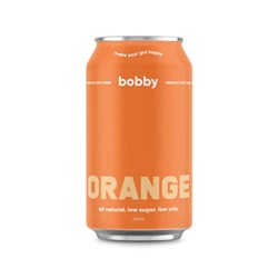 BOBBY&#39;S PREBIOTIC ORANGE SOFT DRINK (12 X 330ML)