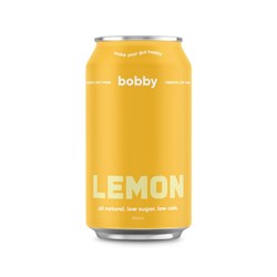 BOBBY&#39;S PREBIOTIC LEMON SOFT DRINK (12 X 330ML)
