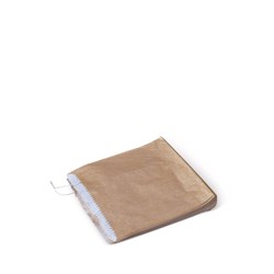 DETPAK GREASE PROOF BROWN PAPER BAGS 156X140MM 500’S