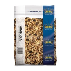 TRUMPS GRANOLA ALMOND &amp; SULTANA (1KG)