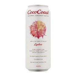 COCOCOAST LYCHEE COCONUT WATER (24 X 500ML)