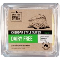 DAIRY FREE VEGAN CHEDDAR STYLE SLICES (200G)