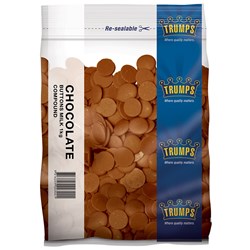 TRUMPS MILK CHOCOLATE BUTTONS (1KG)