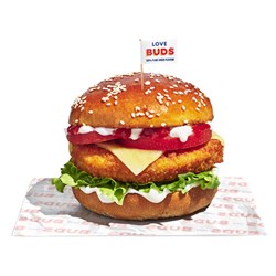 BUDS VEGAN SOUTHERN CHICKEN BURGERS (24 X 113G)