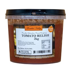 WOMBAT FRESH TOMATO RELISH GLUTEN FREE (2KG)