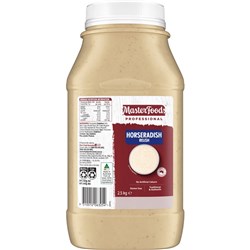 MASTERFOODS HORSERADISH RELISH GLUTEN FREE (2.5KG)