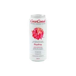 COCOCOAST RASPBERRY SPARKLING COCONUT WATER (24 X 500ML)