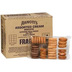 ARNOTT&#39;S ASSORTED CREAM BISCUITS 500G (6)