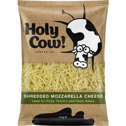 HOLY COW MOZZARELLA SHREDDED CHEESE (2KG)