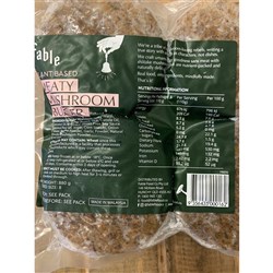 FABLE PLANT BASED MEATY MUSHROOM BURGER PATTIES (8 X 110G)