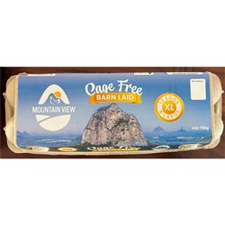 MOUNTAIN VIEW CAGE FREE BARN LAID EGGS XL (700G)