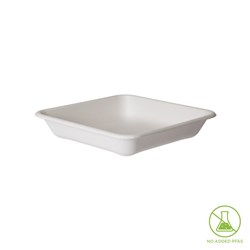 DETPAK VANGUARD SUGARCANE TRAY 8 INCH SQUARE (4 X 50'S)