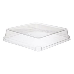DETPAK ECO-PRODUCTS PLA LID FOR 8 INCH SQUARE TRAY (4 X 50'S)