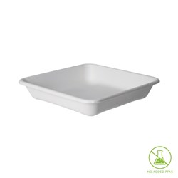 DETPAK VANGUARD SUGARCANE TRAY 9 INCH SQUARE (4 X 50'S)