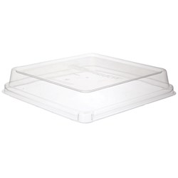 DETPAK ECO-PRODUCTS PLA LID FOR 9 INCH SQUARE TRAY (4 X 50'S)