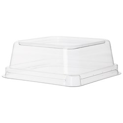 DETPAK ECO-PRODUCTS PLA LID FOR 5 INCH SQUARE TRAY (8 X 50'S)