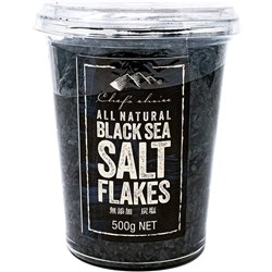CHEFS CHOICE BLACK SEA SALT FLAKES ALL NATURAL (500G)
