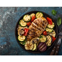 RIBS &amp; ROAST SOUS VIDE RANDOM CHICKEN BREAST APPROX 12KG {PRICE PER KG}