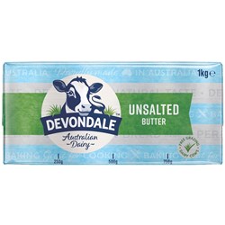 DEVONDALE UNSALTED BUTTER 1KG (10)