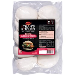 MTK BURGER BAO BUNS REGULAR PRE CUT (10 X 60G)