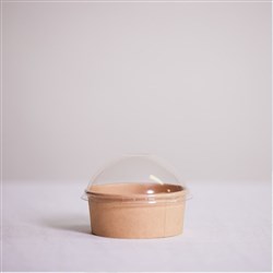 PINNACLE DOME LID FOR KRAFT ROUND CONTAINER (285ML)