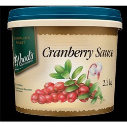 WOODS CRANBERRY SAUCE GLUTEN FREE (2.2KG)