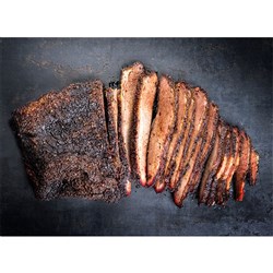 RIBS &amp; ROAST SOUS VIDE FRESH SMOKEY BRISKET PORTIONS APPROX 1.5KG {PRICE PER KG}