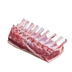 ROARING 40&#39;S LAMB RACK FRENCHED CAP ON LOIN APPROX 2.5KG {PRICE PER KG}