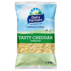 DAIRY FARMERS SHREDDED TASTY CHEESE (2KG)