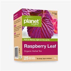 PLANET ORGANIC RASPBERRY LEAF TEA BAGS 25’S